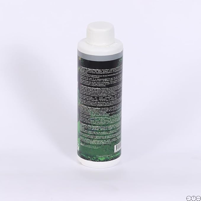 Aqua Potasflow – 250ml / 8.45 fl oz – Potassium Fertilizer for Planted Aquariums – Promotes Strong Leaves & Stem Growth – Safe for All Aquatic Life