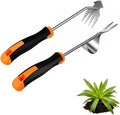 Weed Puller Tool, portable garden tool, Four-Tined Weeding Tool, Uprooting Weeding Tools, Crevice Weeder, Backyard Farming Weeding ，Weeding Equipment for Outdoor Camping ，Weed Removal Tool (style2)