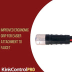 Kink Control Pro Garden Hose, Water Hosewith Superior UV Resistance, Ergonomic Grip, High Burst Strength, Triple Frame Technology for Kink Resistance, 25 Ft