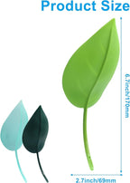 6 PCS Leaf Watering Device - 3 Vibrant Colors Plant Pot Watering Funnels for Indoor & Outdoor Plants, Decorative Leaf-Shaped Water Directing Tools with Robust Plastic