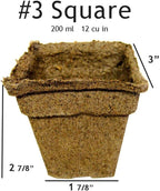 CP3-12 3-Inch CowPots, 12-Pack