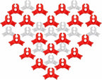 40 Pcs Low Stress Training Clips, Plant Training Clips, 90 Degrees Bud Trainer Clip Bud Bender for Plant Gardening (20 White+20 Red)