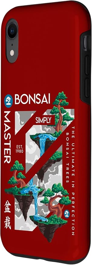 iPhone XR Zen Bonsai Tree Niwaki Japanese Garden Art Botanists Case