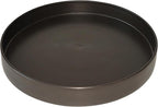 1 Pack 10 inch Plant Saucer Drip Tray, Heavy Sturdy Plastic Planter Flower Pot Drainage Tray Plate Saucers for Indoor Outdoor Garden, Plant Water Drip Trays for pots Base (10", Chocolate)