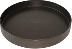 1 Pack 12 inch Plant Saucer Drip Tray, Heavy Sturdy Plastic Planter Flower Pot Drainage Tray Plate Saucers for Indoor Outdoor Garden, Plant Water Drip Trays for pots Base (12", Chocolate)