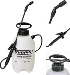 Chapin 16200 Pump Sprayer, 2-Gallon, Lawn & Garden Translucent Poly Tank, Adjustable Cone Nozzle, Ergonomic Handle & in-Tank Filter for Herbicides, Pesticides & Fertilizers