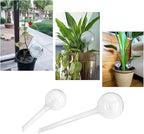 Irrmshr 10 Pack Clear Plant Watering Globes,Plastic Self Watering Bulbs for Indoor Plants,Garden Water Device Automatic Plant Waterer Indoor Outdoor