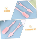 GLEAVI Succulent Plant Transplanting Tool Set 20pcs Plastic Gardening Accessories 16cm Pink Hand Tools for Pot Plants and Flower Maintenance in Garden and Lawn Care