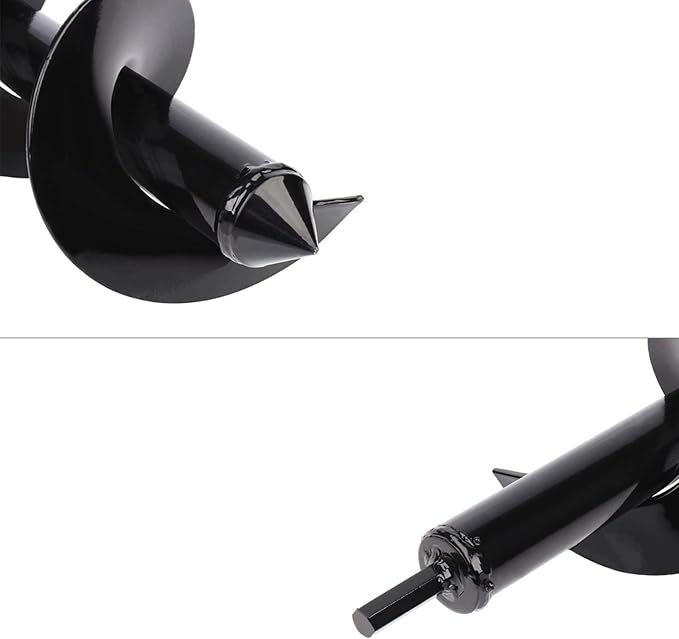 Bulb Planter Tool,Auger Drill Bit for Planting 3.15x8.66 Inch Suitable for 3/8”Hex Drive Drill