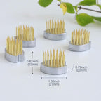 Wazakura Sakura Blossom Kenzan for Ikebana 5PCS, Made in Japan Flower Frog, No Foam Flower Holder, Ecological Petal Shaped Floral Arranging Pin Frog - Sakura Flower