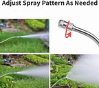 Replacement Sprayer Wand for Ryobi，Stainless Steel Sprayer Wand with Adjustable Nozzle，Trigger Wand & Hose for Ryobi P2803 Sprayer (With Hose)