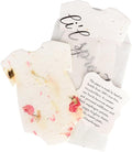 Set of 24 Onesie Seed Paper – Writable & Plantable Wildflower with Envelopes & Planting Guides, Mom's Gift for Mother’s Day, Use for Wedding, Baby Shower, Party Favors & Easter Decorations