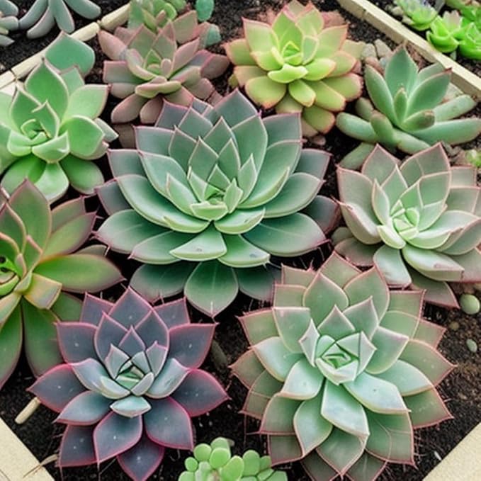 100 pcs Mix Rare Succulent Seeds Pack - Perennial Heirloom Non-GMO Outdoor Indoor