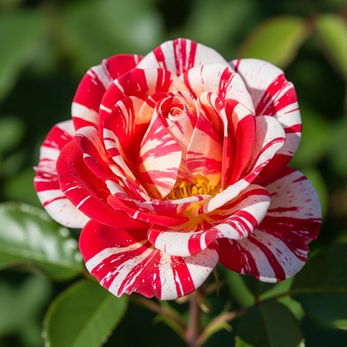 Red White Rose Live Plant, Can Grow As Rose Bushes Shrubs, Fragrant Ready to Plant, Starter Size, 5 to 10 Inc Tall, Dormant in Winter