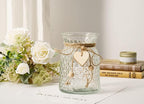 YJ Fake Flowers with Vase, Silk Roses Artificial Flowers in Vase, Faux Flower Plant Arrangement Suitable for Home Office Decoration, Dining Table Centerpiece(White)