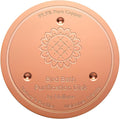 Mellbree Bird Bath Copper Disc, 0.6mm 99.99% Pure Copper for Natural Water Care, Fits Most Outdoor Birdbaths, Bowls, Solar & Heated Units (Sunflower)