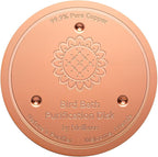 Mellbree Bird Bath Copper Disc, 0.6mm 99.99% Pure Copper for Natural Water Care, Fits Most Outdoor Birdbaths, Bowls, Solar & Heated Units (Sunflower)