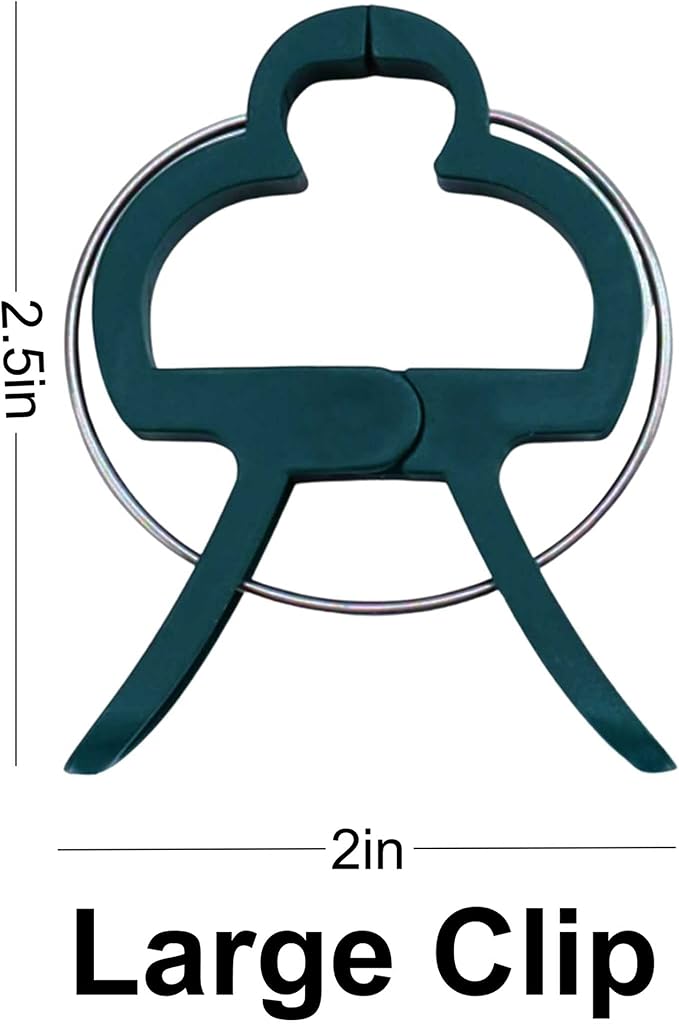RayLynn Products 100 Piece Garden Plant and Vine Support Clips, (Pack of 100 Large)