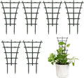 Feitore Plant Trellis Indoor, 6Pcs Stackable Plant Trellis for Climbing Plants Indoor, Small Plant Climbing Trellis for Potted Plants Plastic Climbing Plant Support Trellis for Houseplant Hoya Pothos