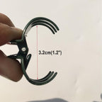 50 PCS Large Size Orchid Clips and Garden Support Clips Green (Not with Flower and Plant Spike)