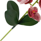 Fake Flowers, Elegant Realistic Design, PP, Orchid Decor Vase, Silk Bloom Arrangement, Long-Lasting, for Home, Bedroom, Bathroom, Living Room, Office