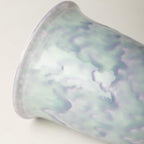 Ceramic Planter Vase for Indoor Plants, Modern Iridescent Flower Pot, Decorative Orchid Planter, Pastel Glazed Ceramic Vase for Living Room, Bedroom, Tabletop Home Decor