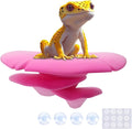 Westant Mushroom Decor for Reptile Tank, Fish Tank, Pet-Safe Bearded Dragon Tank Accessories, Realistic Terrarium Plants for Leopard Geckos, Crested Geckos, Tree Frogs, Snakes (Bloom, Trio Cap)