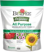 Burpee 4-Lb Organic Plant Food & 9-Quart Premium Potting Soil Mix for Vegetable, Flower & Herb Garden