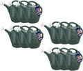 PMU 2 Gallon Watering Can - Garden Watering Can for Indoor & Outdoor Plants - Plastic Water Can with Detachable Sprinkler Head - Large Water Pot, Made in USA - Hunter Green Pkg/12