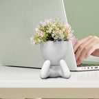 Zerzsy Desk Decorations for Women Office Small Office Desk Decor - Decorative Plants - Bathroom Shelf Decor Accent Women Cute Cubicle Accessories - Set of 1