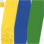 Qualirey 100 Pcs 6 x 8 Inch Sticky Traps for Plant Double Sided Sticky Trap for Gnats with Twist Ties Fly Traps for Fruit Insect Fungus Bugs Indoor Outdoor (Yellow,Blue,Green)