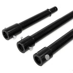 XtremepowerUS 3 Pieces Auger Extension Drill Bits (8", 12", 20" Length) Extension Earth Ice Auger Extension Set Post Hole Digger Replacement Compatible to 3/4" Shaft Post Hole Digger Replacement