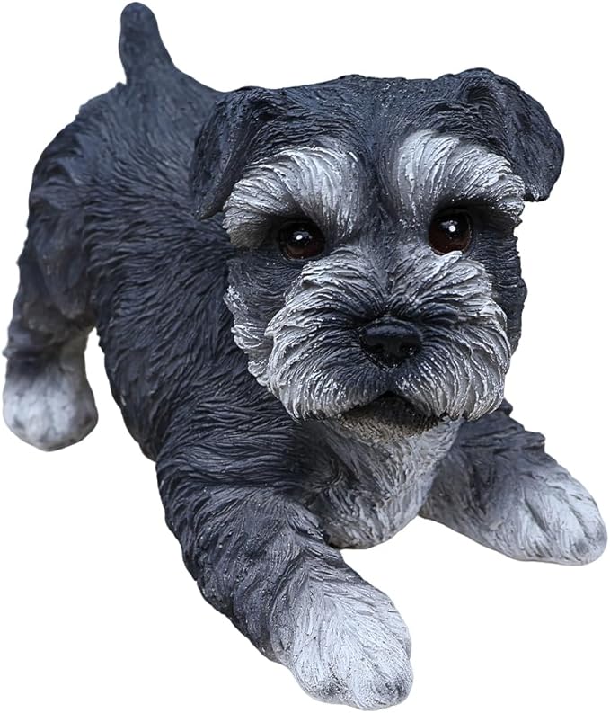 Animal Outdoor Statue Planter Solar Light Welcome Garden Sculpture Resin Flower Pot Decorative Porch Patio Yard Lawn Entryway Figurine with LED Lamp Rustic Plant Holder Ornament Courtyard (A)