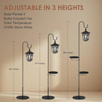 58" Outdoor Floor Lamp, Brighter Outdoor Lamps for Patio, Auto On/Off Solar Lamps Outdoor Waterproof for Garden, Courtyard, and Pool Decorative Lighting