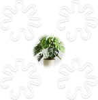 4Pcs Flower Shape Plant Stem Support, Plant Life Support Supplies Securing House Plant Accessories, Vertical Support for Plants Stem Supports Suitable for Indoor and Outdoor Various Types of Plants