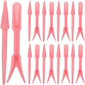 Veemoon 12 Sets Succulent Plant Transplanting Tools Garden Hand Tool Kit with Bulb Planter for Bonsai and Succulent Gardening Accessories Pink Plastic for Patio Lawn Use