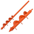 Insaga 2Pack Garden Auger Drill Bit for Planting, 1.6x16'' & 3x12'' Post Hole Digger, Spiral Garden Earth Auger Drill Bit for Fence Posts, Bulbs, Plants, Fits 3/8" Hex Drive Drill