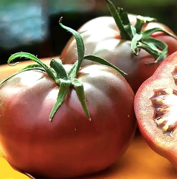Black Brandywine Heirloom Tomato Seeds - Large Tomato - One of the Most Delicious Tomatoes for Home Growing,