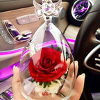 Fiora Flower | Long Lasting Real Roses in a Sealed Vase | Lasts up to 5 Years | Unique Present Gift
