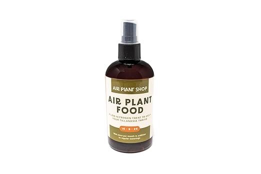 Air Plants Fertilizer in fine Mist Spray Bottle – Plant Food for Tillandsia - Monthly use for Growth of House Plants (12 Pack - 8 OZ)