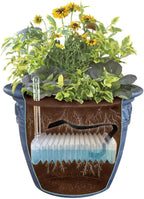 Gardeners Supply Company Adjustable Self-Watering Insert for Pots and Planters | Water Reservoir for Rectangular, Square, and Round Containers for Indoor & Outdoor Greenhouse Potted Plants