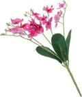 MAGICLULU Artificial Phalaenopsis Orchid Stems Purple Silk Flower Branches Long Stem Orchid Bouquet for Home Living Room Decoration and Event Floral Arrangements