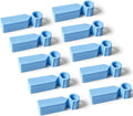 Plant Tags GVKES 200PCS, Thick Waterproof Plant Labels, Weather Resistant Tree Tags Garden Markers for Indoor Outdoor Gardening, Potted Plants, Vegetables, Greenhouse (Light Blue)
