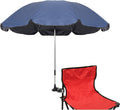 Chair Umbrella with Clamp,46 inches UPF 50+ Clip on Parasol for Patio,Beach Chairs,Strollers,Wheelchairs,Golf Carts