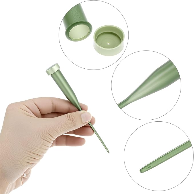 QWORK 6 Inch Green Floral Water Tubes with Rubber Caps, 100 Pcs Plastic Flower Water Picks for Fresh Flower Arrangements, Leak-Proof Floral Supplies for Florists, Weddings, Garden and DIY Crafts