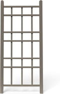 Dura-Trel Cottage 28 by 66 Inch Heavy Duty Weather Stabilized PVC Vinyl Outdoor Garden Patio Trellis with Ground Anchors, Mocha