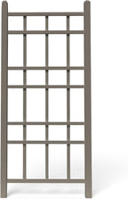 Dura-Trel Cottage 28 by 66 Inch Heavy Duty Weather Stabilized PVC Vinyl Outdoor Garden Patio Trellis with Ground Anchors, Mocha