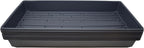 10 Plant Growing Trays (with Drain Holes) - 20" x 10" - Perfect Garden Seed Starter Grow Trays: for Seedlings, Indoor Gardening, Growing Microgreens, Wheatgrass & More - Soil or Hydroponic