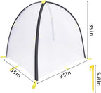 PURPLE STAR 1N 35 x35 x 39 Inch Insect Barrier Plant Tent Cover-Insect Bird Barrier Netting Mesh-Bug Guard Cover with Stakes for Protect Plants Fruits from Insect Bird Eating (1, L)