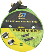 HQMPC Garden Hose 5/8" IDx10 Feet Hose No Kink Water Hose Heavy Duty Flexible Hose (10 Feet)